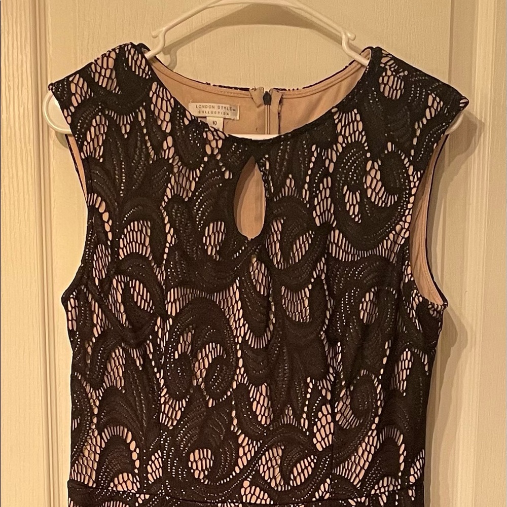 Black lace dress